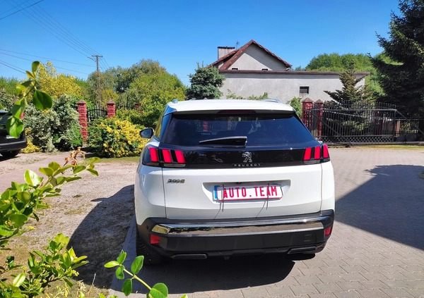 Peugeot 3008 cena 81900 przebieg: 186380, rok produkcji 2019 z Lipsko małe 497